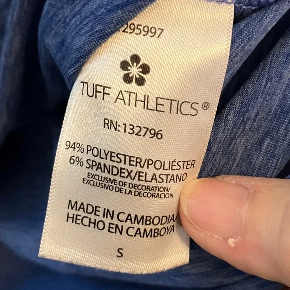 Tuff Athletics Indigo Short Sleeve Tee - Picture 3 of 5